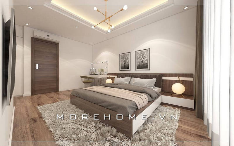 Giường ngủ gỗ công nghiệp